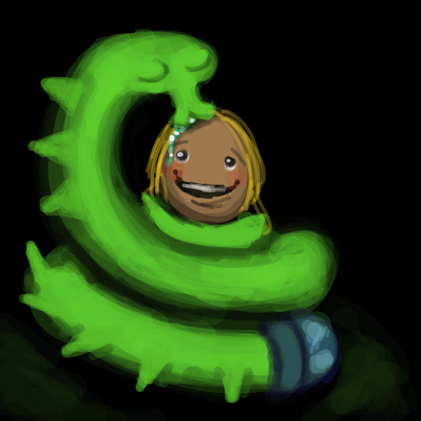 Drawing in Freedraw or Continue, Whichever you Prefer by Alltherichesbaby