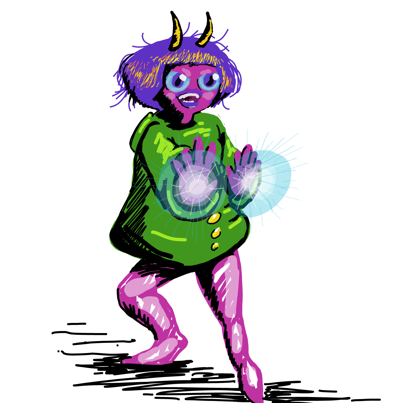 Drawing in Fight for the legendary drip by Wizard Croissant