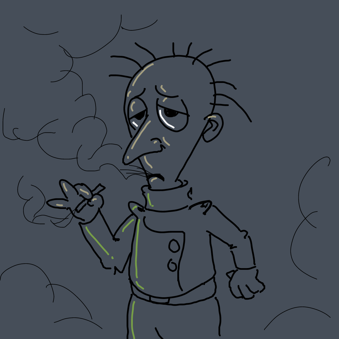 Drawing in british people by Pax