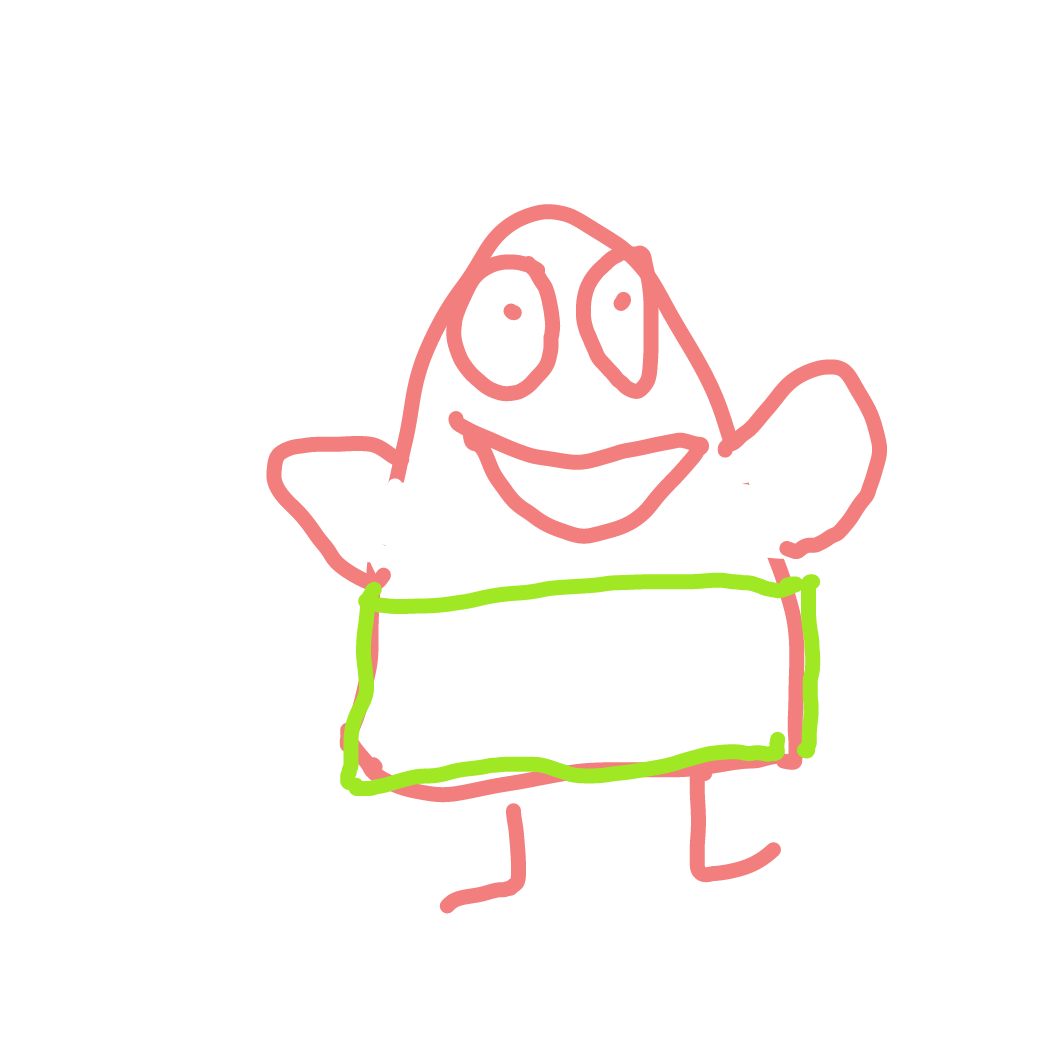 Drawing in sponge boy by Emjaypatrick