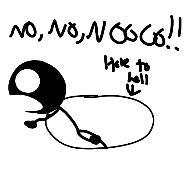 Evil Jim be goin to hell - Online Drawing Game Comic Strip Panel by Z.The.Comic