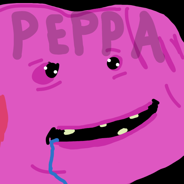 Drawing in peppa  by boneHed