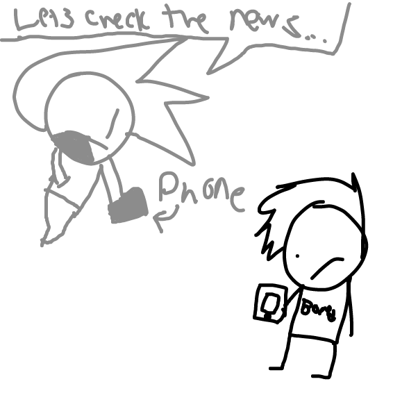 Show them both shocked at the news that PanelJam is shutting down - Online Drawing Game Comic Strip Panel by Z.The.Comic