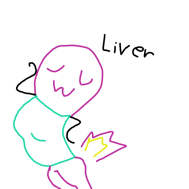 Drawing in also give me your liver by Nilyerb