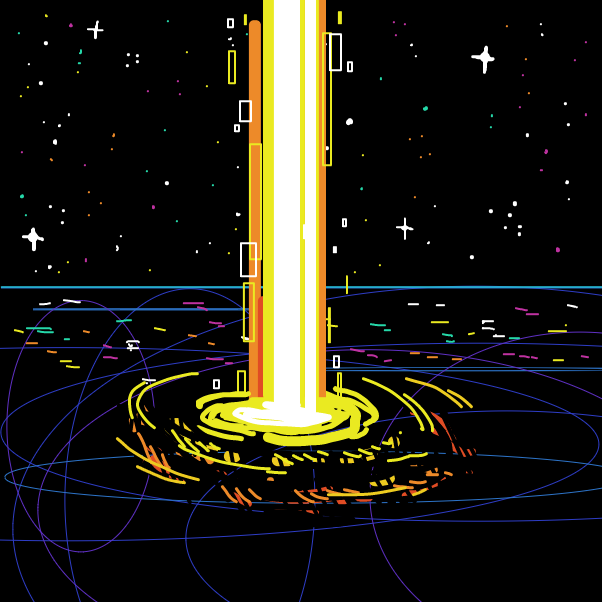 Drawing in starlit goodbyes by Chumky