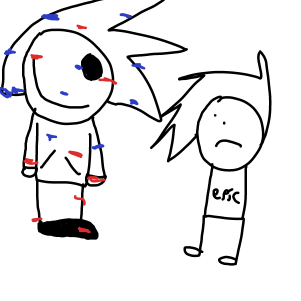 Wow, this is creepy (just a little bit) - Online Drawing Game Comic Strip Panel by Z.The.Comic