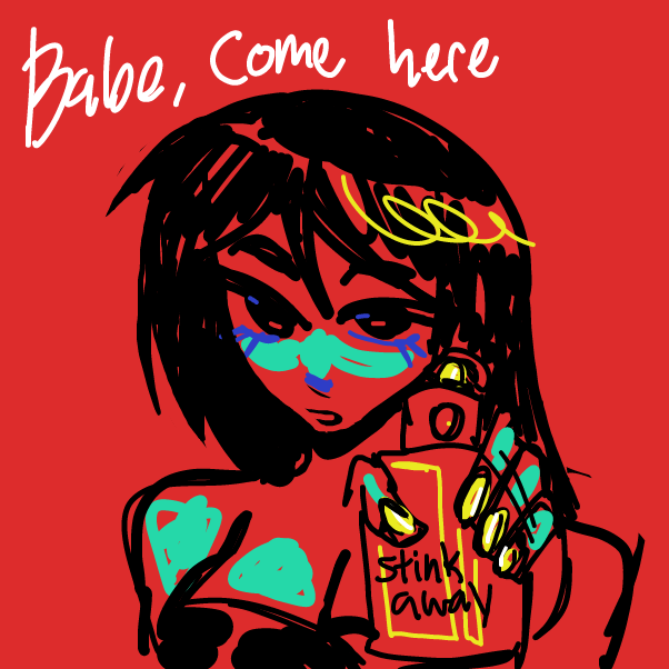 Drawing in smell good by Chumky