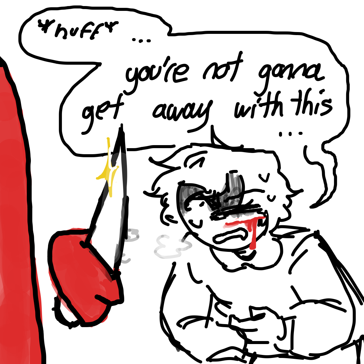 👀. - Online Drawing Game Comic Strip Panel by CaptnCookiie