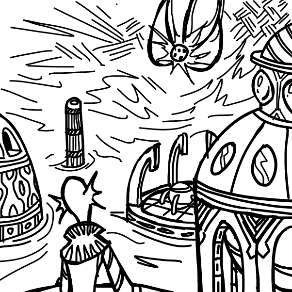  - Online Drawing Game Comic Strip Panel by SeanTrunks