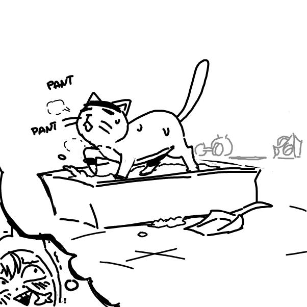 Drawing in Neko girls by DiarrheaSmoothie16