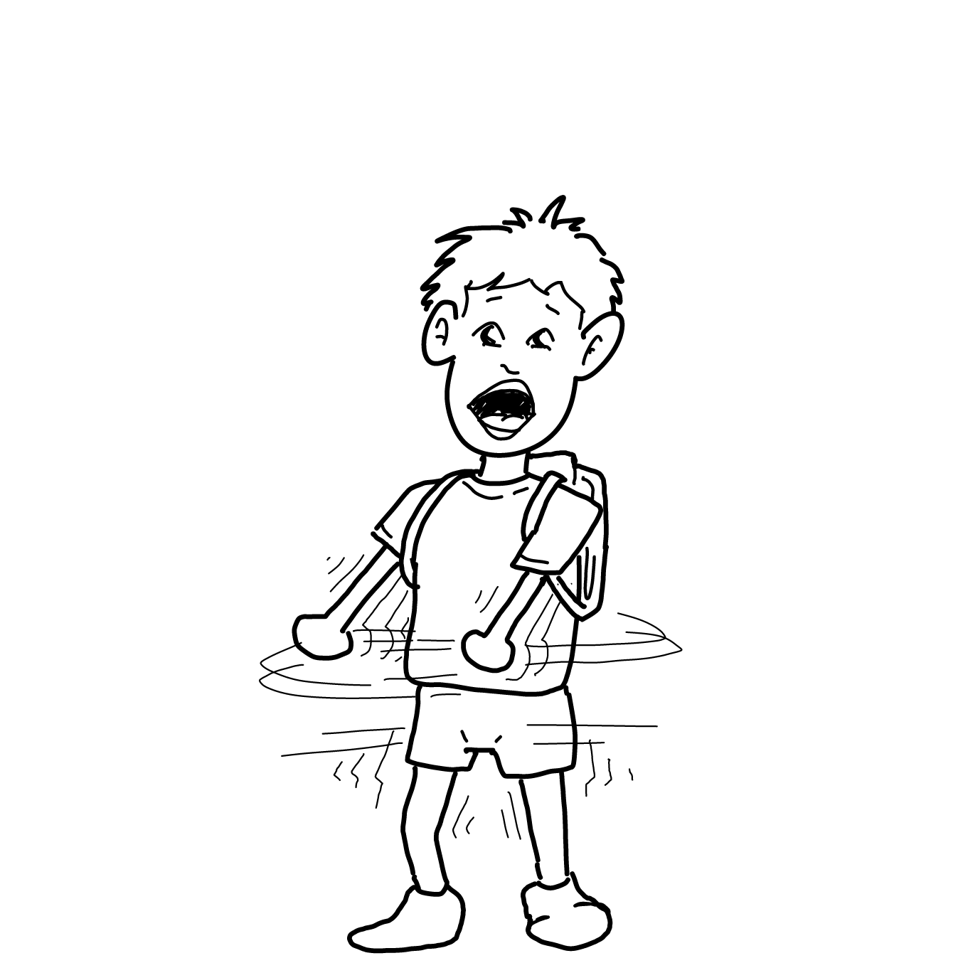 Drawing in I’m proud by Wizard Croissant