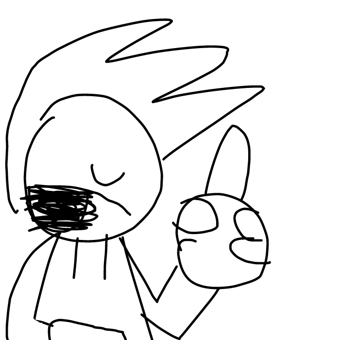 I could'nt put the dialogue on there but hes saying "alright so continuing..." - Online Drawing Game Comic Strip Panel by RiqTheEpic