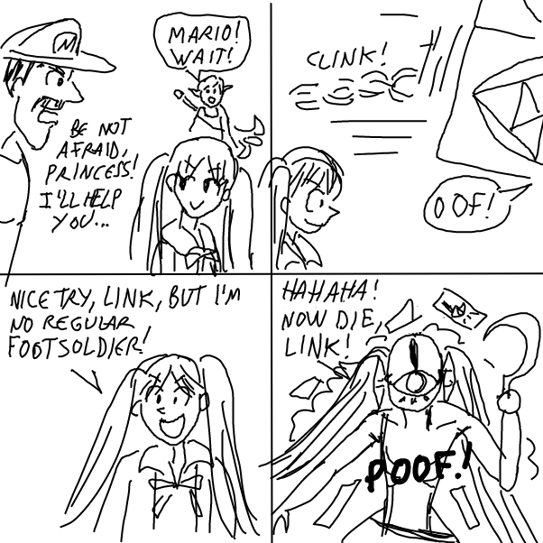 Drawing in MIGHTY BANANAS by locoluis