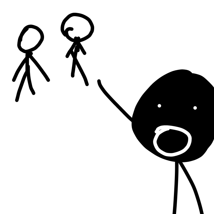 Omg look - Online Drawing Game Comic Strip Panel by RiqTheEpic