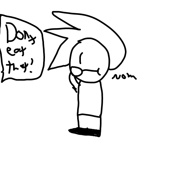 D-did he just EAT the gun? - Online Drawing Game Comic Strip Panel by Z.The.Comic