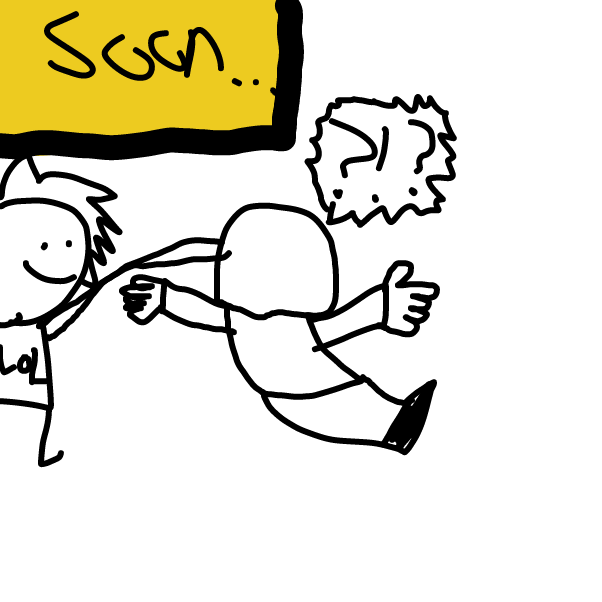 Riq just put a bag on Z's creator's head - Online Drawing Game Comic Strip Panel by Z.The.Comic