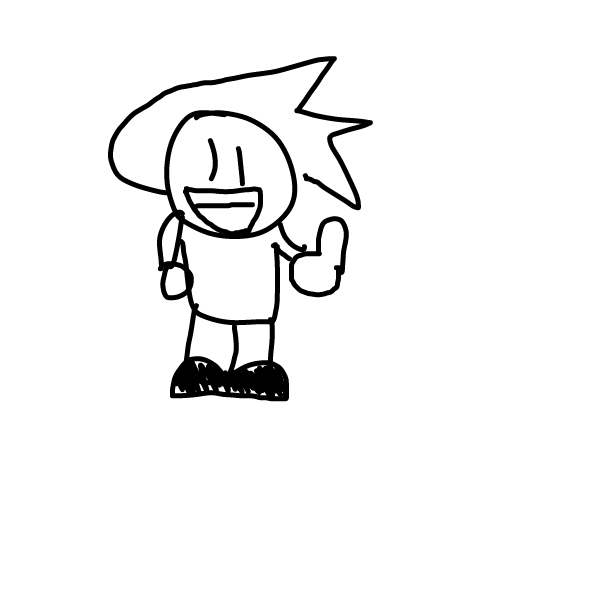 Lol, hes copying Riq - Online Drawing Game Comic Strip Panel by Z.The.Comic