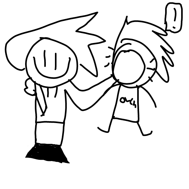 Stop staring at me like that - Online Drawing Game Comic Strip Panel by Z.The.Comic