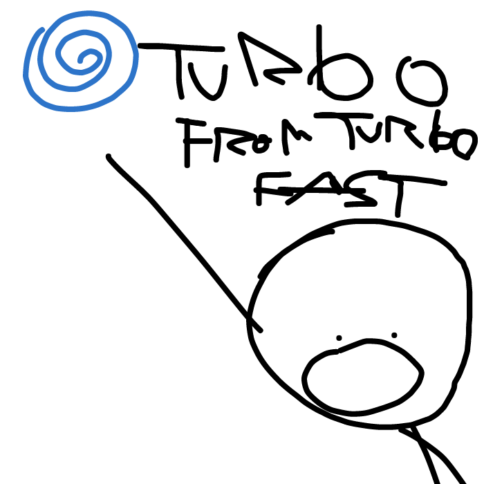 Omg turbo from turbo fast omg - Online Drawing Game Comic Strip Panel by RiqTheEpic