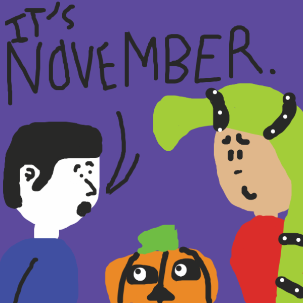 It's November. - Online Drawing Game Comic Strip Panel by TheYellowMan