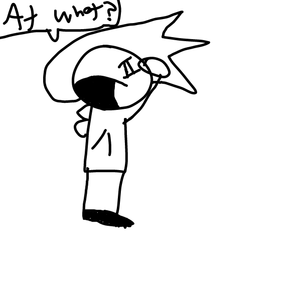 Idk what hes supposed to be looking at - Online Drawing Game Comic Strip Panel by Z.The.Comic