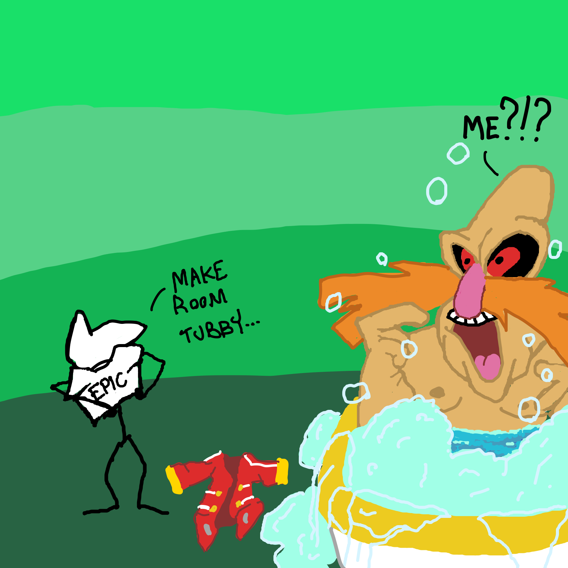  - Online Drawing Game Comic Strip Panel by Painovoima