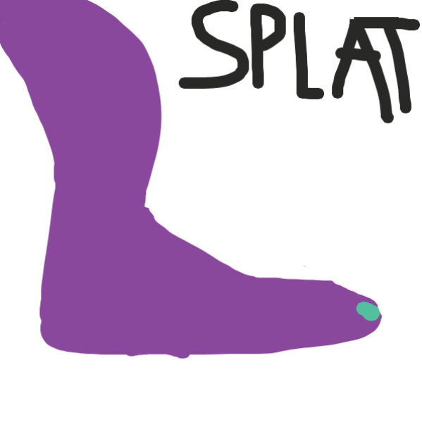 he crushes the ant - Online Drawing Game Comic Strip Panel by TheYellowMan