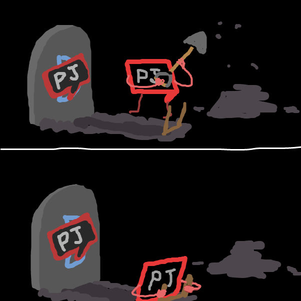 Drawing in Goodbye, PJ. by Chepley