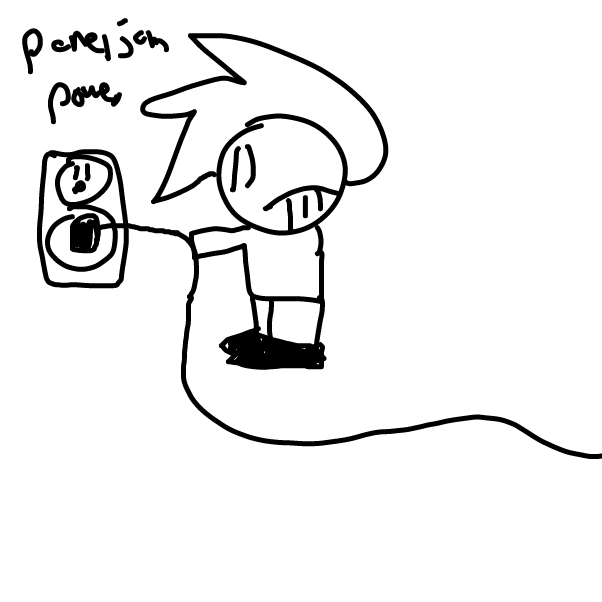 Show Z pulling the plug - Online Drawing Game Comic Strip Panel by Z.The.Comic