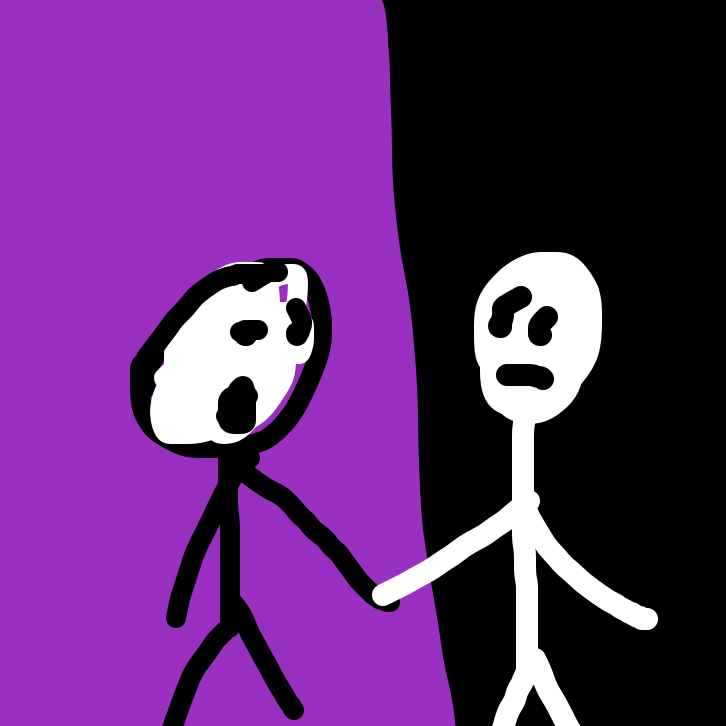 Drawing in Grab his hand by Turkeysandwicj