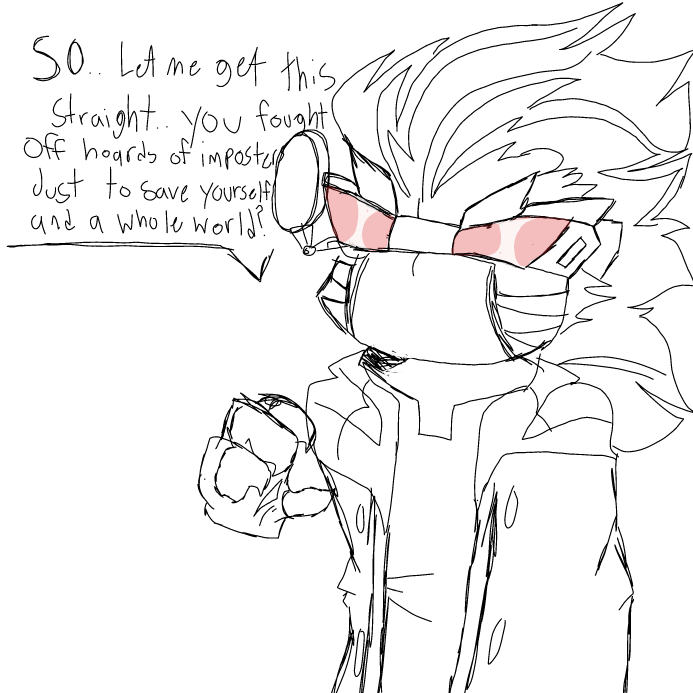 Drawing in Talk about it by OneWithTheShadows