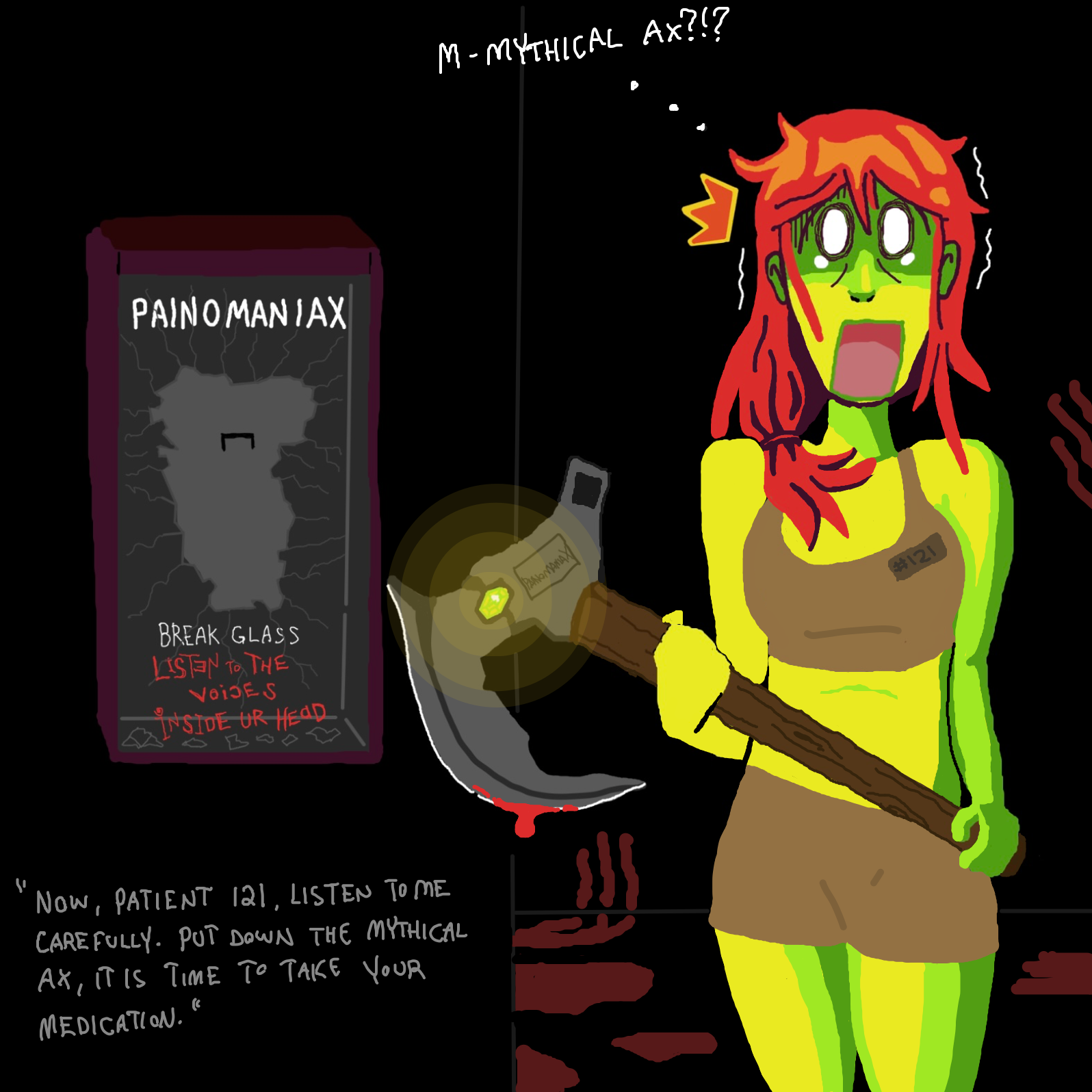  - Online Drawing Game Comic Strip Panel by Painovoima