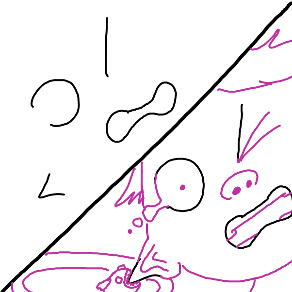 Drawing in Torrance test by Sabandija