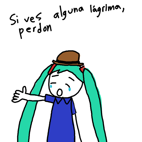 Drawing in miku norteña by JD145