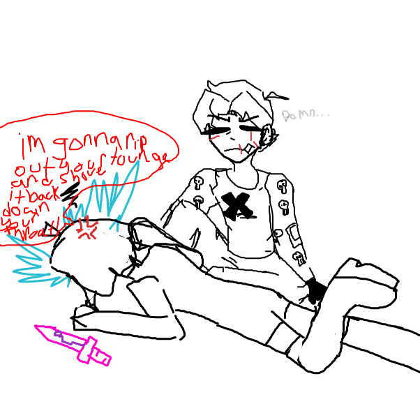 yep- sounds about right to hear from sam- - Online Drawing Game Comic Strip Panel by Scythesowner2