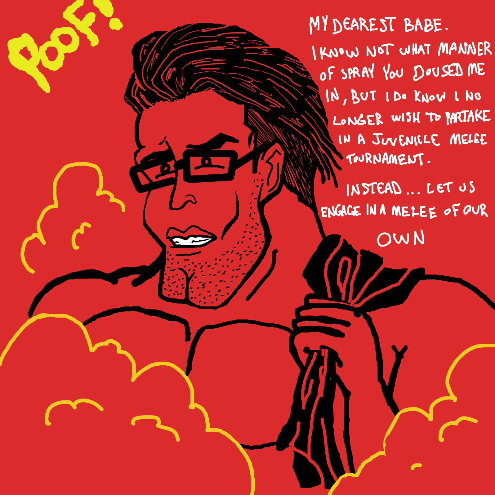  - Online Drawing Game Comic Strip Panel by Painovoima