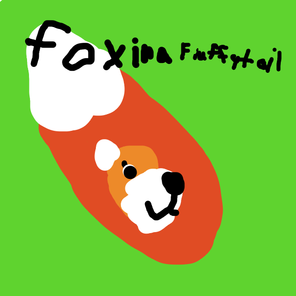 Drawing in ur oc's name but litteral by lovelyfox123