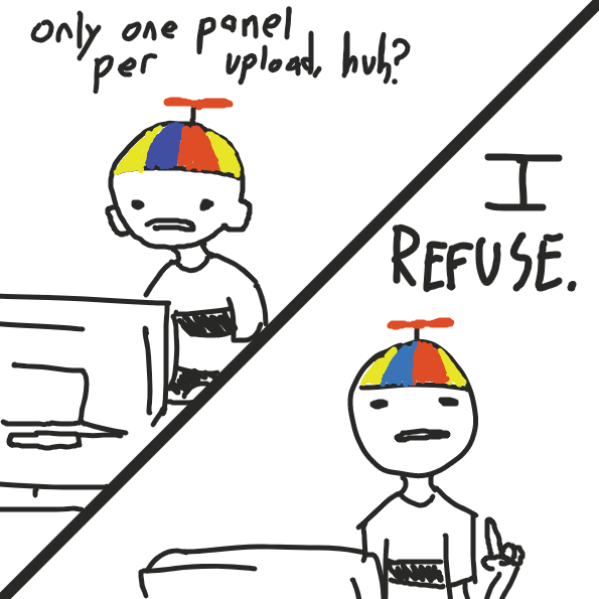 Drawing in One Panel? by pixie_press