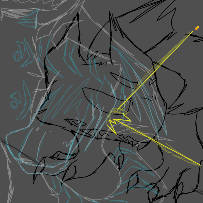 Drawing in IDK  by OneWithTheShadows