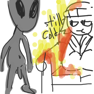 Still cold - Online Drawing Game Comic Strip Panel by @_zklss.wav