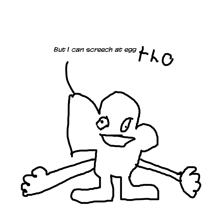 Drawing in BFB four by amongus