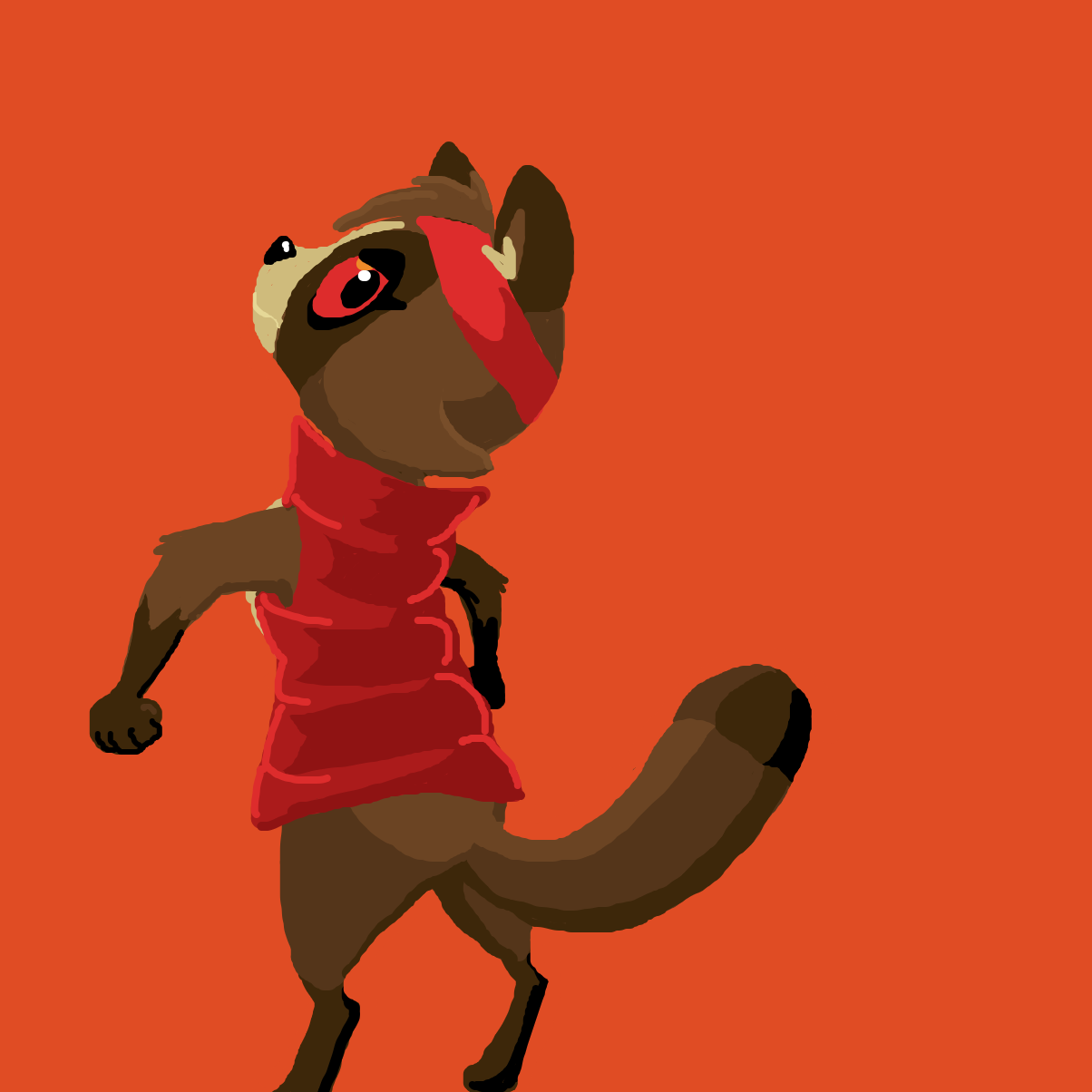 Drawing in opposite personality 3 by Electra