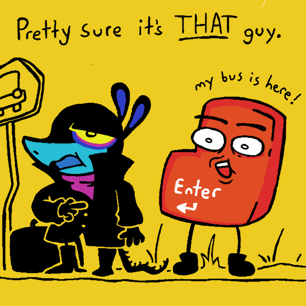 *insert laugh track* - Online Drawing Game Comic Strip Panel by Cheddar Teeth
