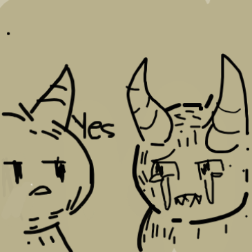 Drawing in Sad Monster  by @_zklss.wav