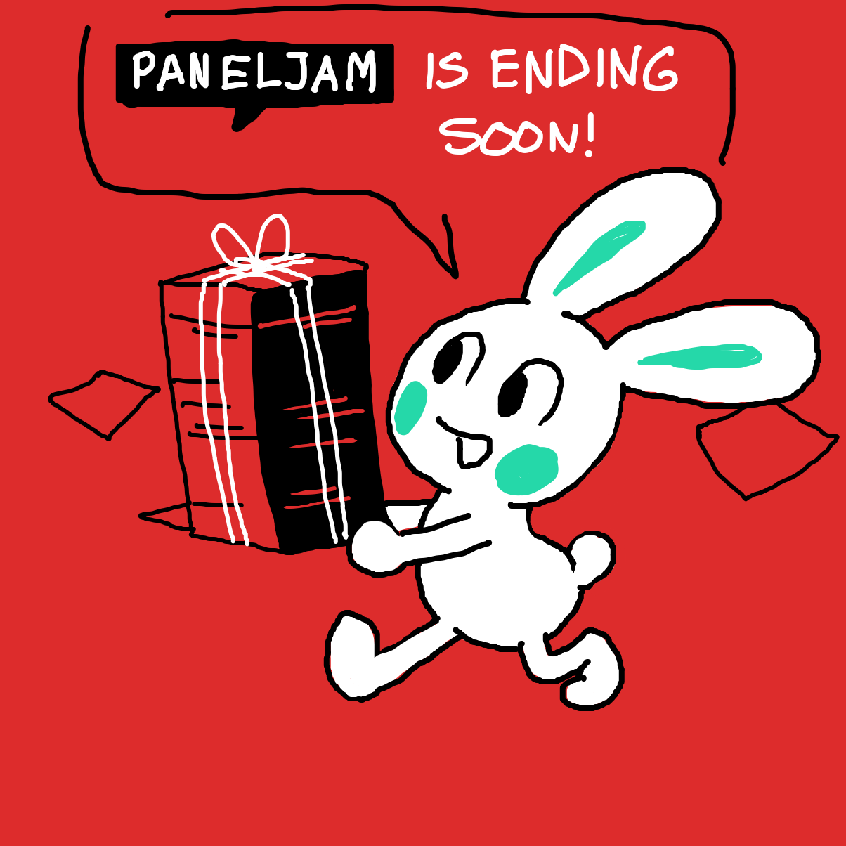  - Online Drawing Game Comic Strip Panel by Electra