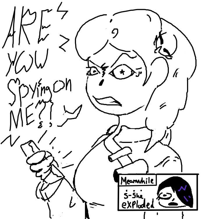  - Online Drawing Game Comic Strip Panel by Veum