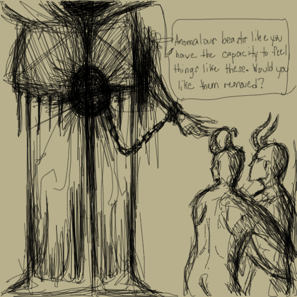  - Online Drawing Game Comic Strip Panel by Cat Person