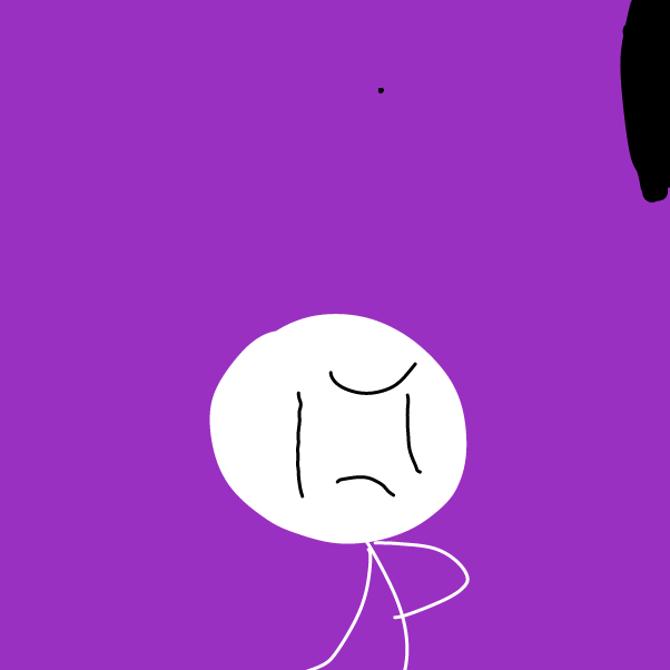 He was supposed to be full white - Online Drawing Game Comic Strip Panel by RiqTheEpic