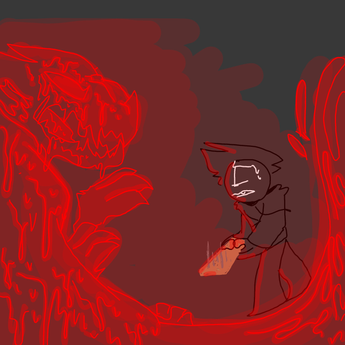 Drawing in its not CUTE by OneWithTheShadows