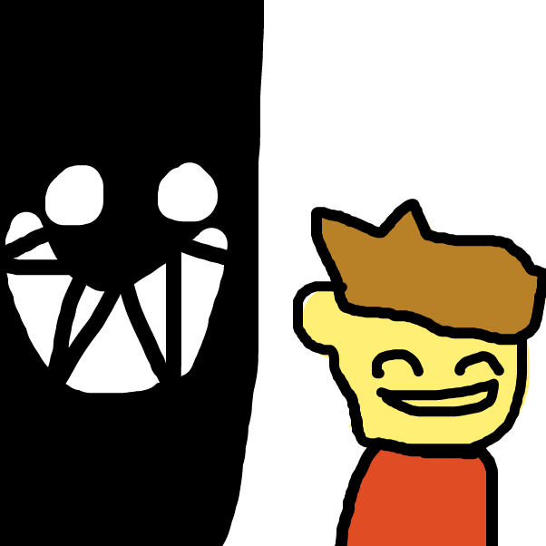 Drawing in The backrooms smiler by neonfish (inactive)